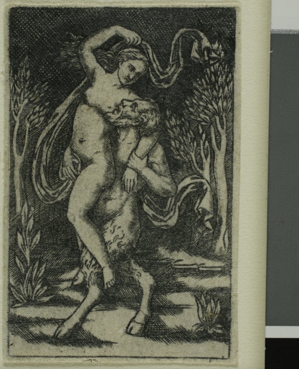 Sátiro carregando uma ninfa de Unknown artist