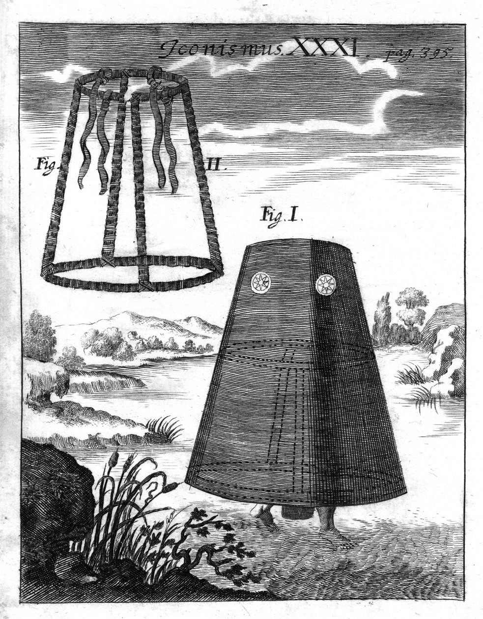 Scanphander imaginado pelo jesuíta Gaspar Schott (ou Caspar Schotti) em 1664. de Unknown artist