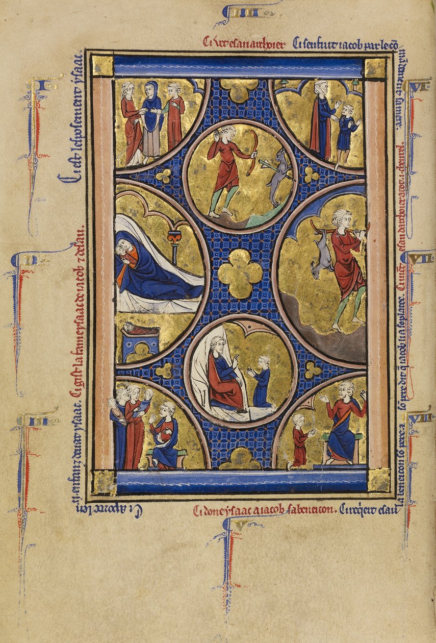 Cenas das vidas de Isaac, Jacob e Esaú de Unknown artist