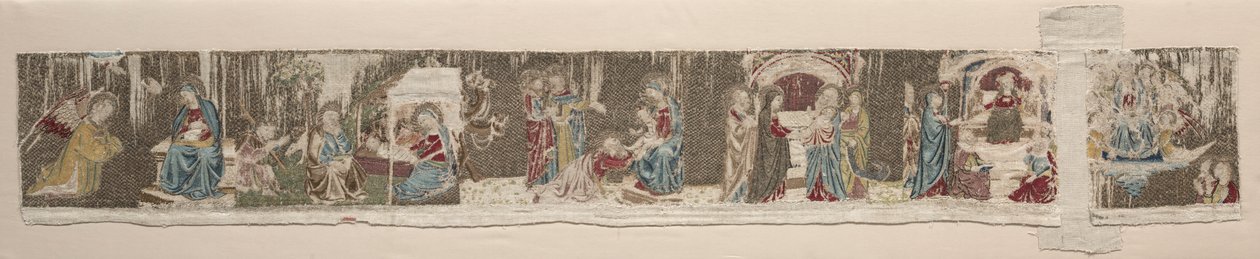Cenas da Vida da Virgem, de um Altar Frontal de Unknown artist