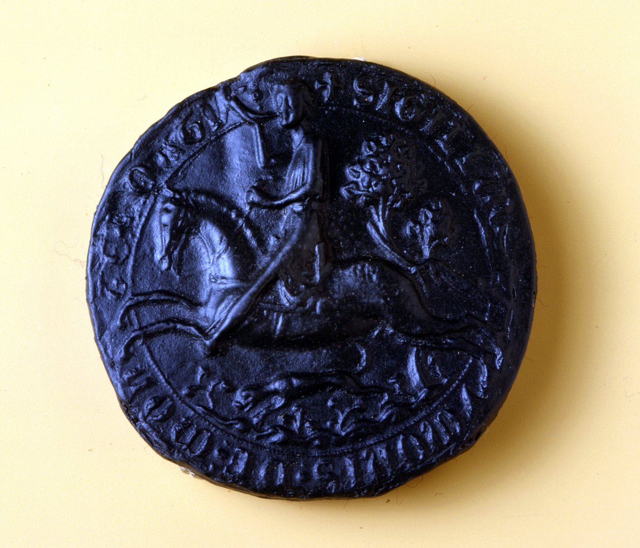 Selo de Simão de Montfort IV (1150 - 1218), participou da 5ª Cruzada em 1202 e da Cruzada contra os Albigeers em 1209. de Unknown artist