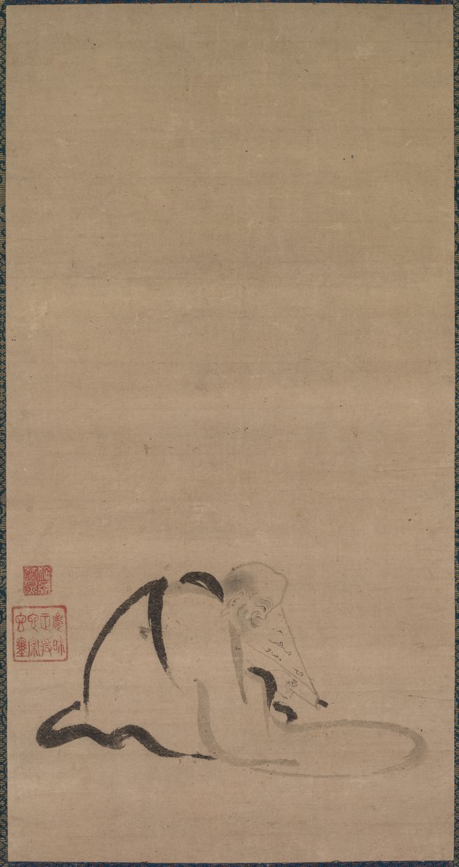 Sacerdote sentado de Unknown artist