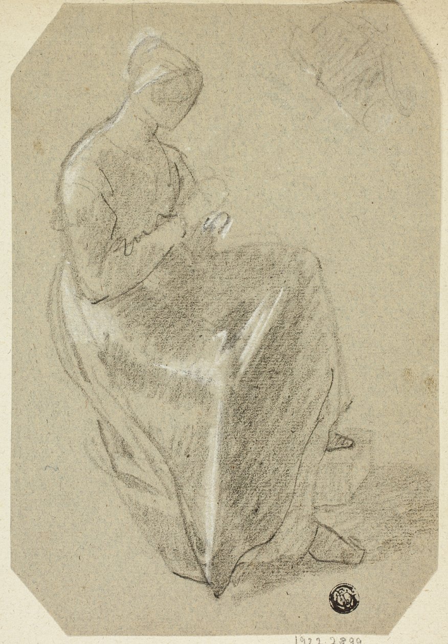 Mulher sentada de Unknown artist