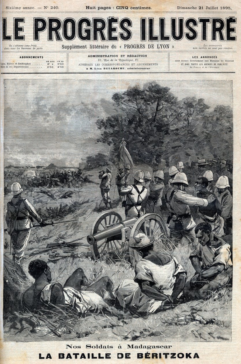 Segunda Guerra Franco-Malgaxe (1895) Beritzoka em 30 de junho de Unknown artist
