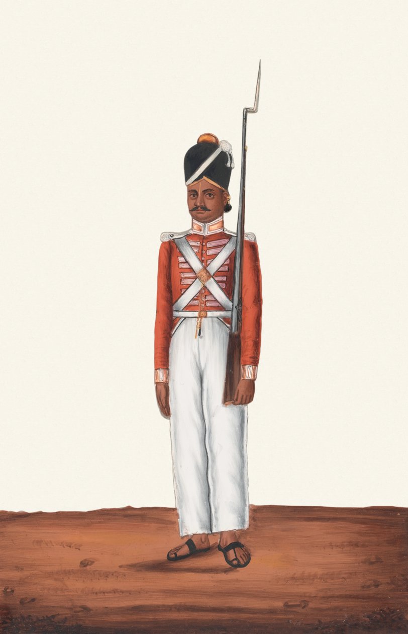 Sepoy, Exército de Madras de Unknown artist