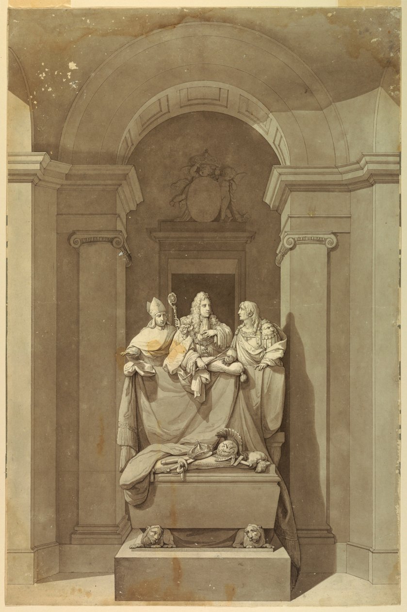 Monumento Sepulcral dos Três Últimos Stuarts de Unknown artist