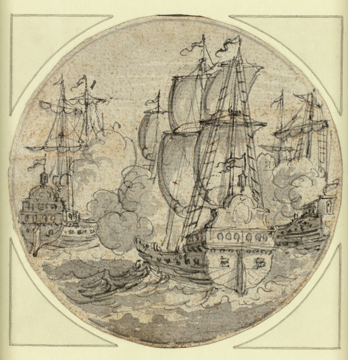 Navio à vela de Unknown artist