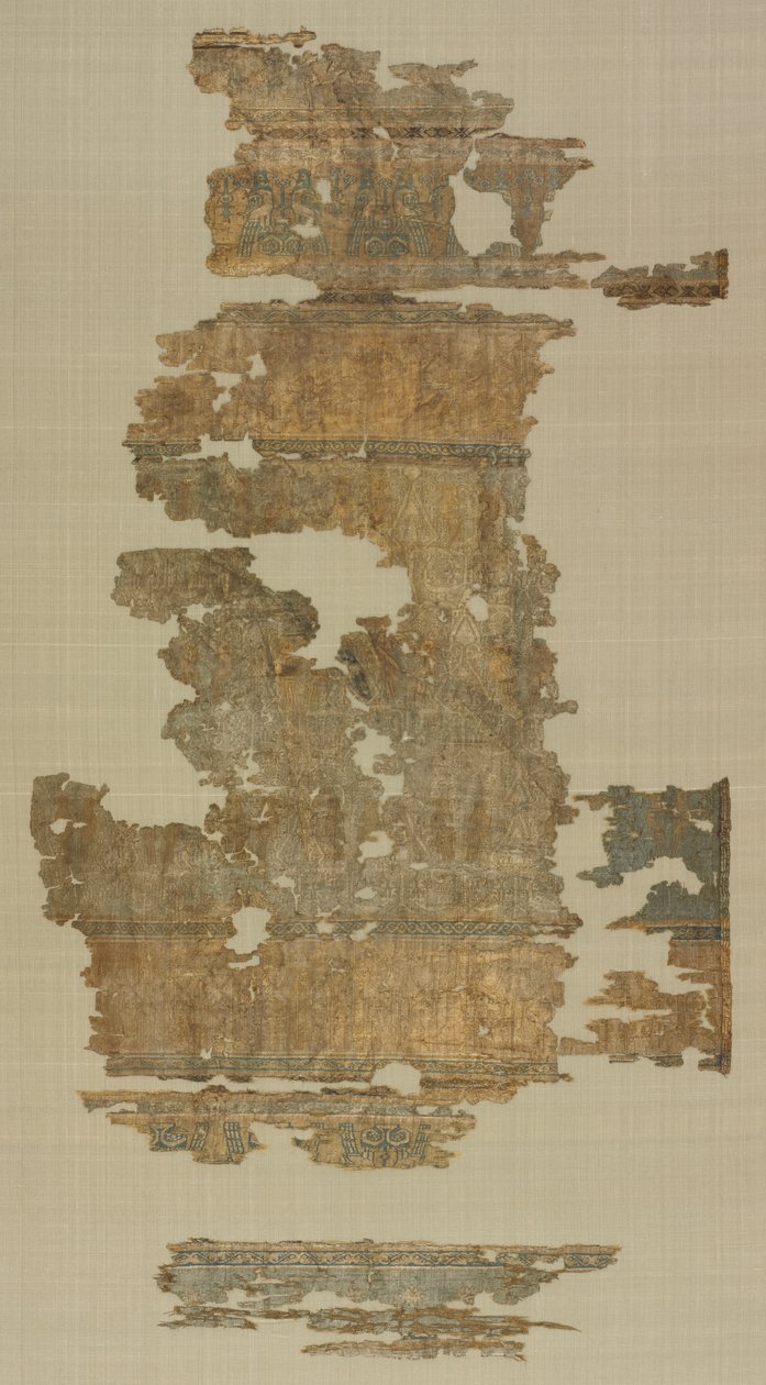 Fragmentos de seda de Unknown artist