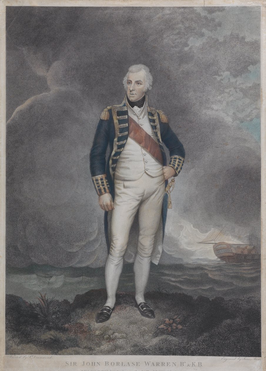Sir John Borlase Warren (1753-1822) de Unknown artist