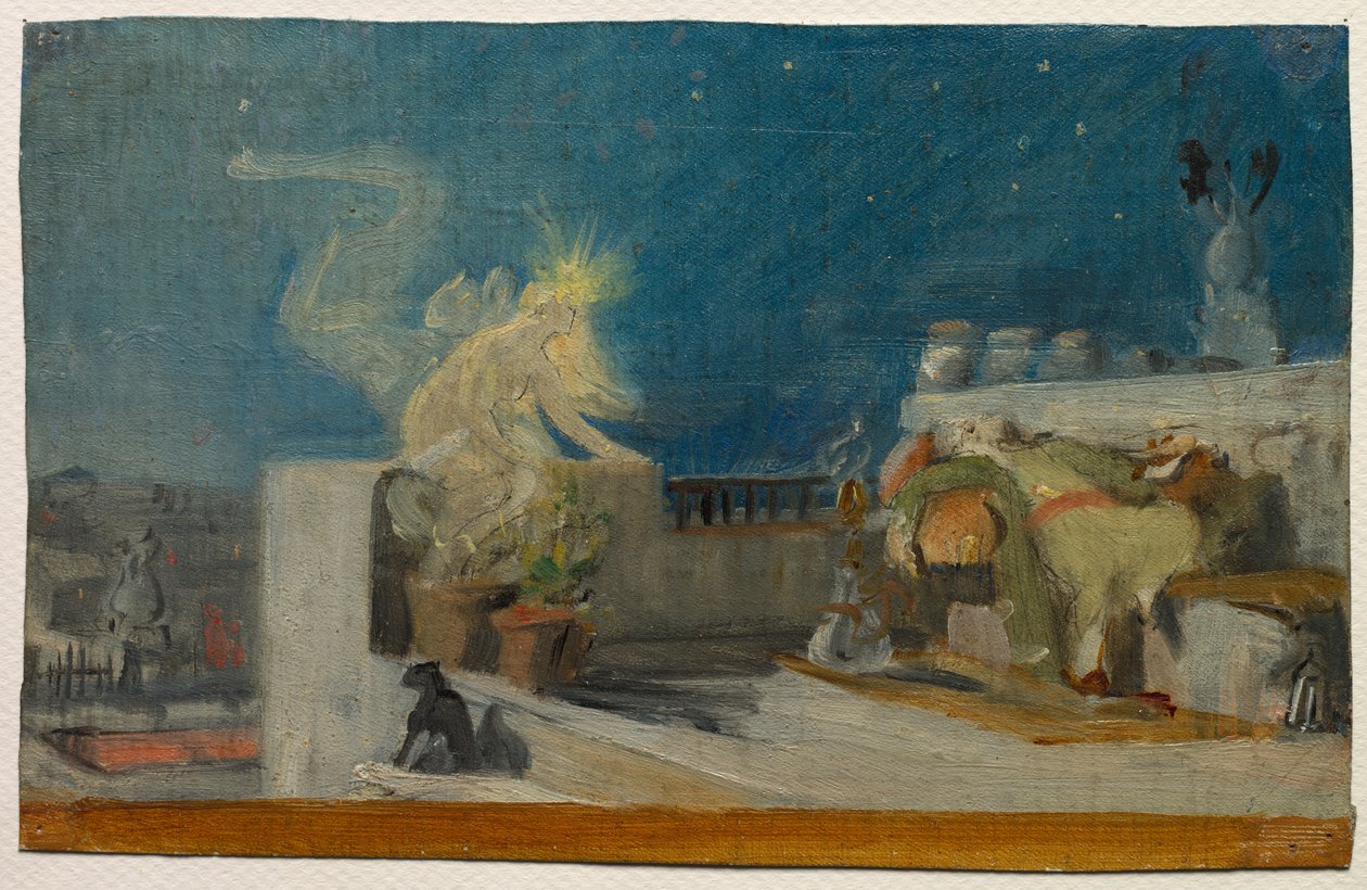 Esboço para "O Sonho Oriental" de Unknown artist