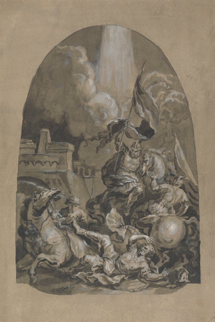 Esboço para a Pintura a Óleo "A Conversão de S. Paulo de Unknown artist