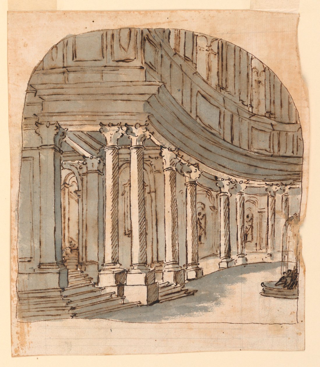 Cenário: Pórtico Curvo de Unknown artist