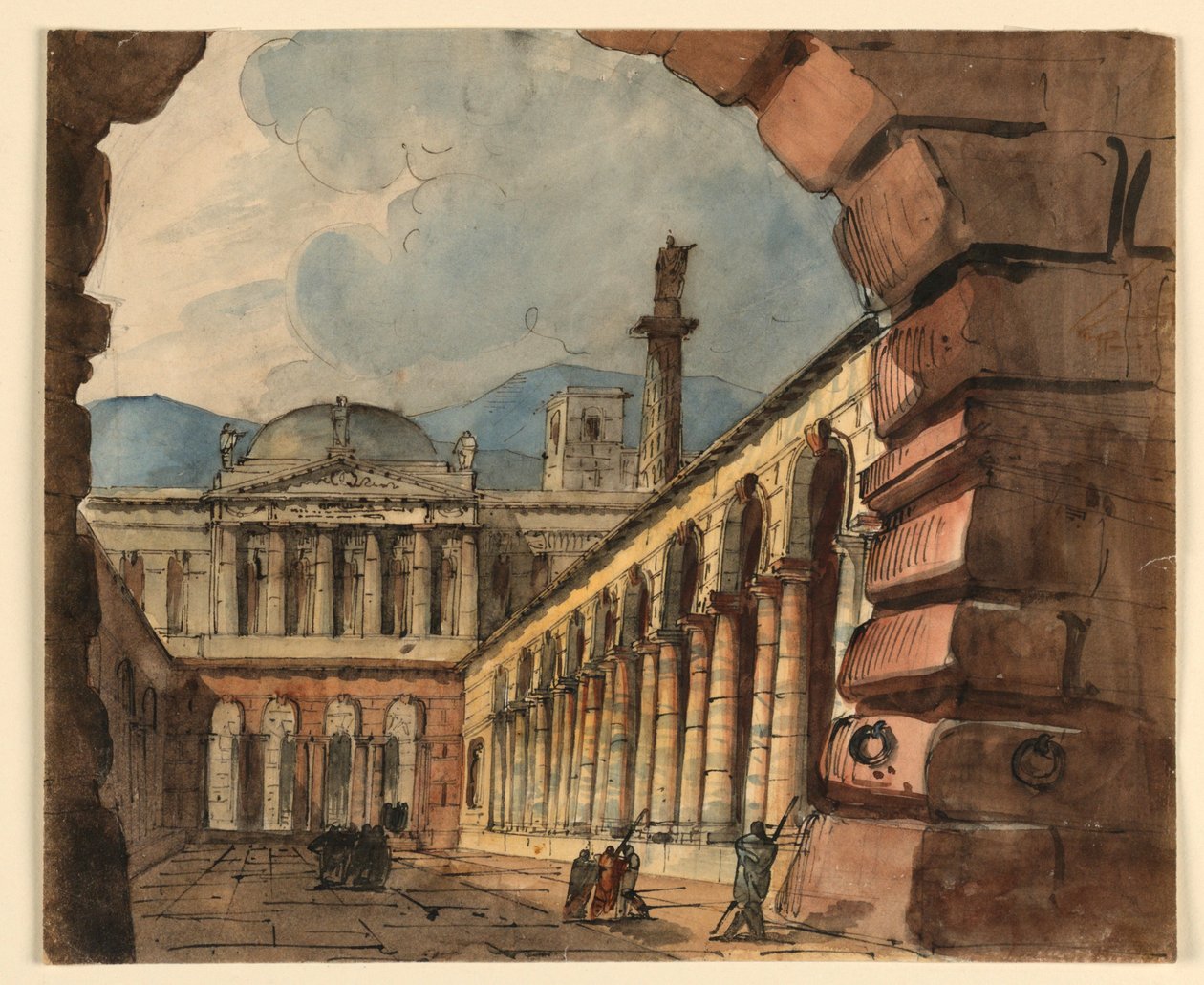 Cenário, Exterior do Palácio de Unknown artist