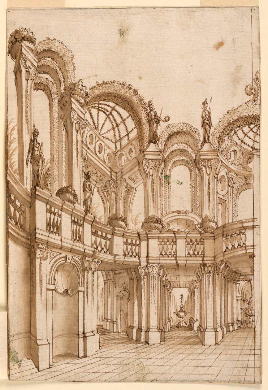 Cenário: Arquitetura de jardim de Unknown artist