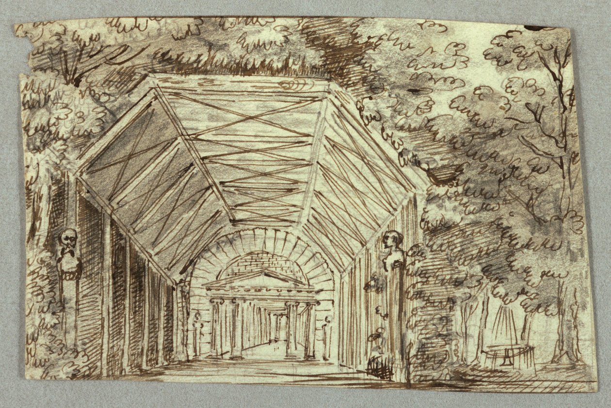 Cenário, Pavilhão do Jardim de Unknown artist