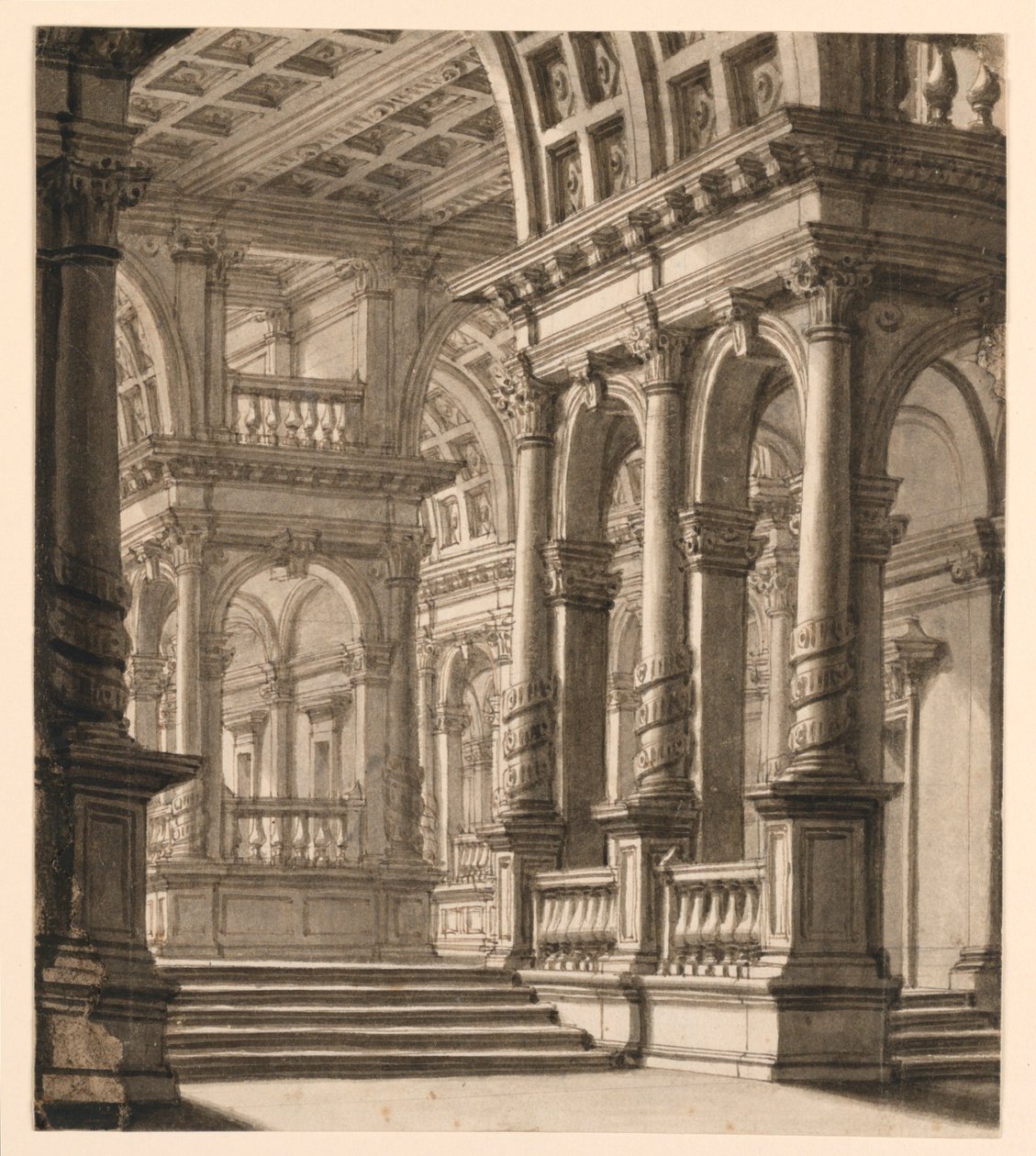 Cenário, Interior do Edifício de Unknown artist
