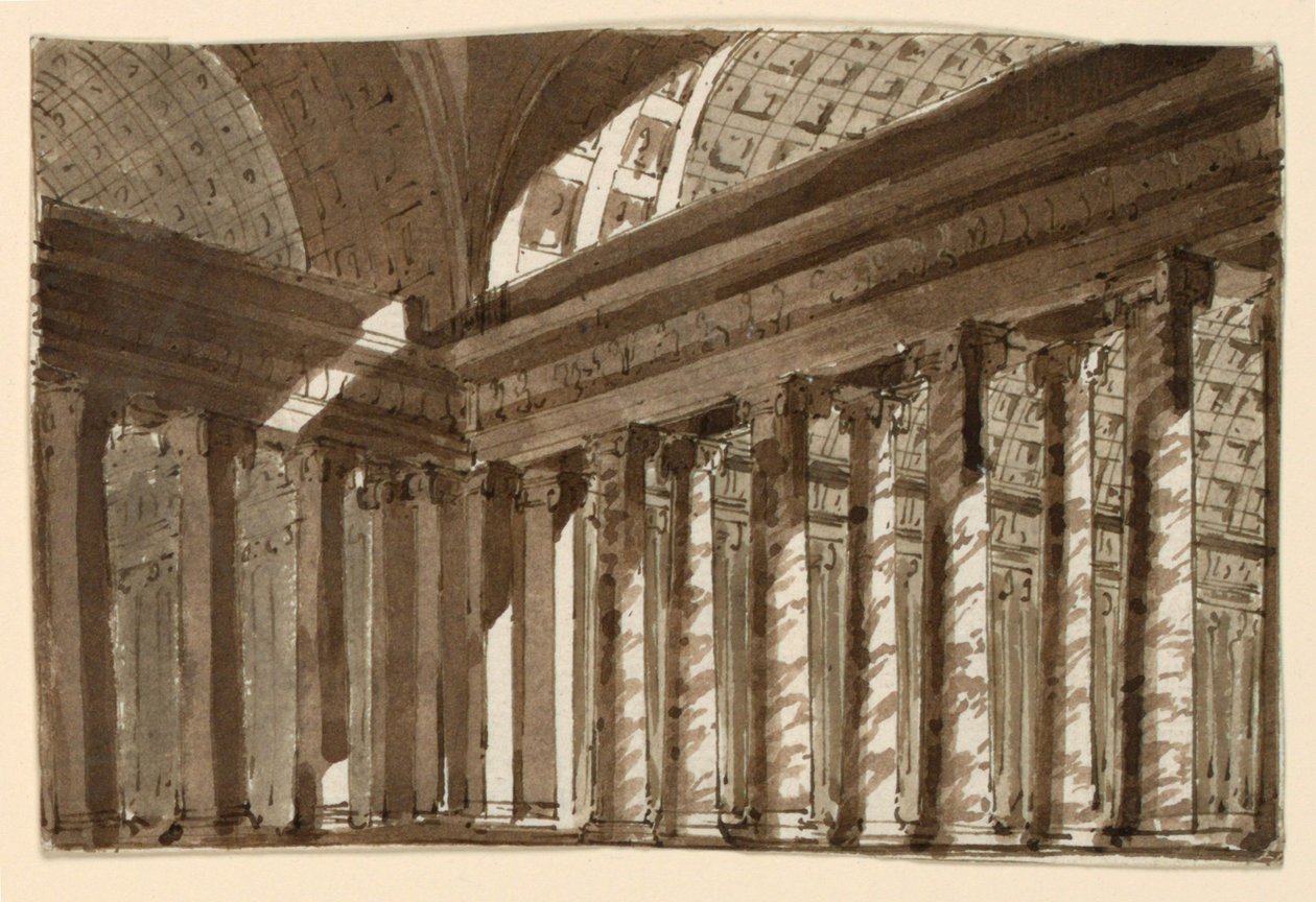 Cenário, Interior do Hall de Unknown artist