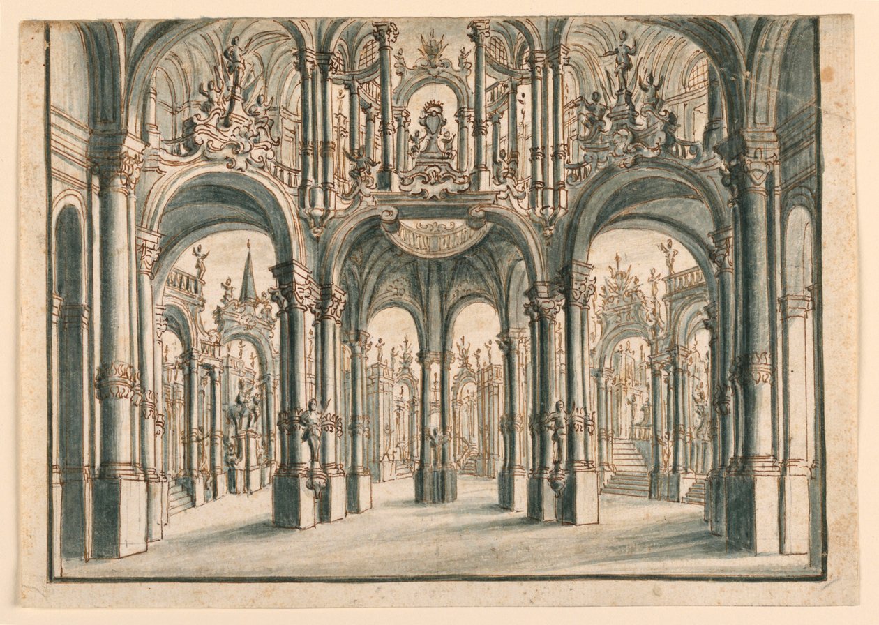 Cenário, Open Palace Court de Unknown artist