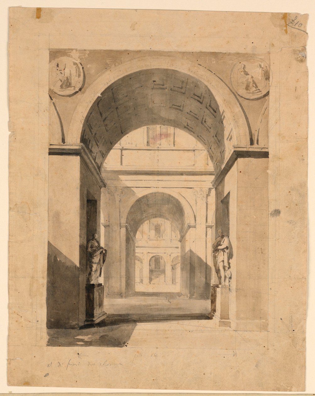 Cenário, Quadras do Palácio de Unknown artist