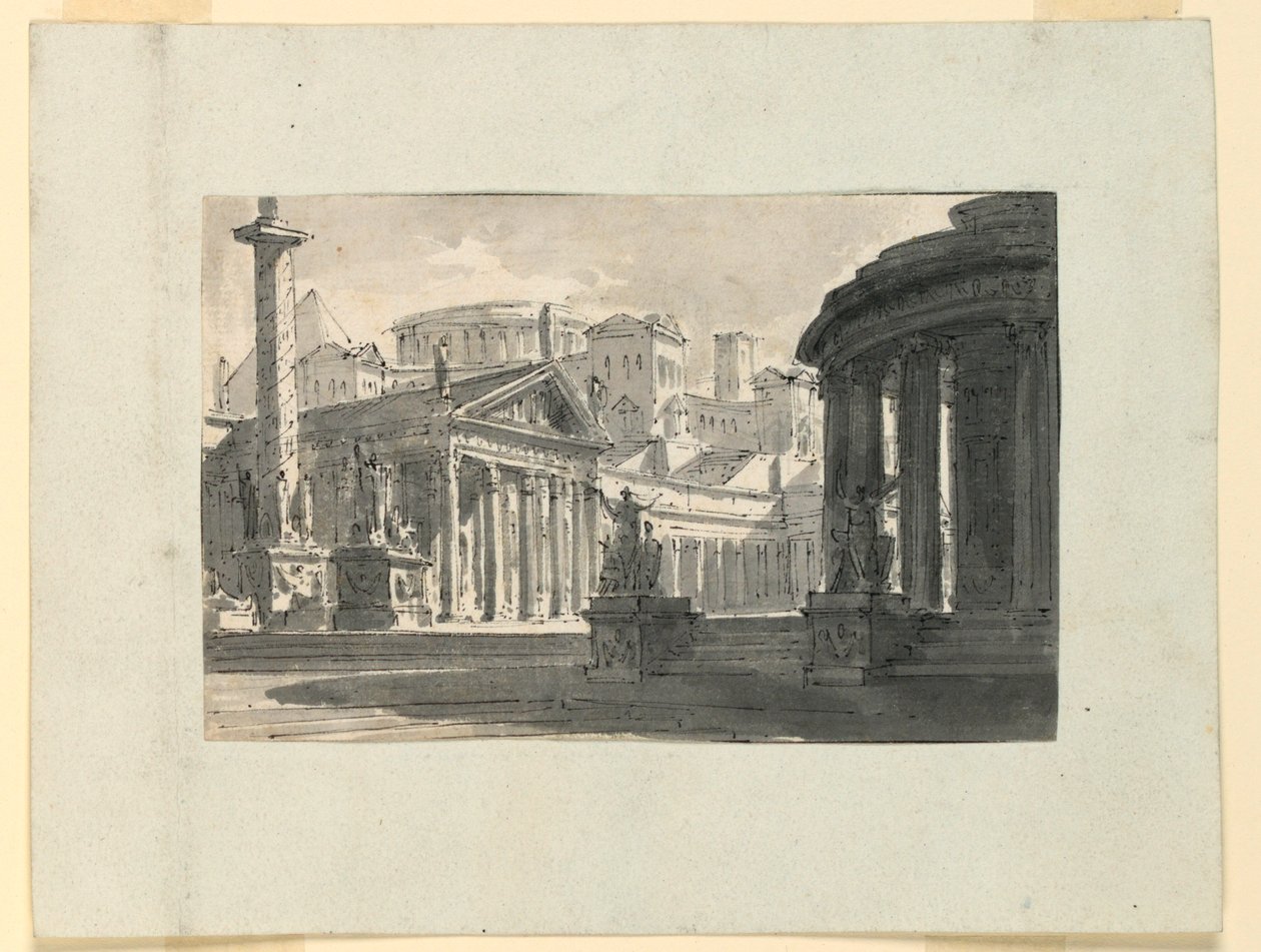 Cenário, Vista da Cidade Antiga de Unknown artist