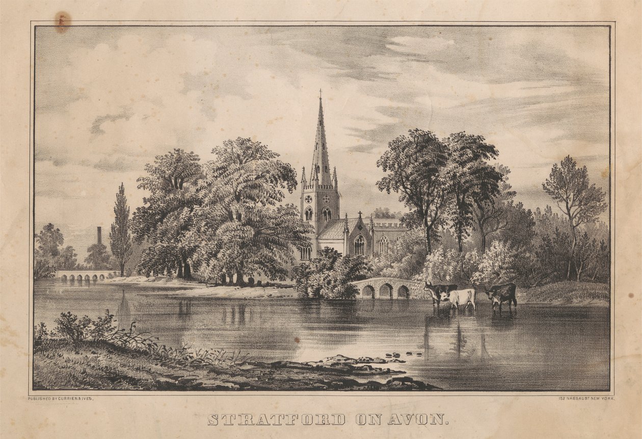 Stratford em Avon de Unknown artist