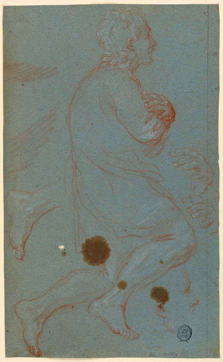 Estudos provavelmente para uma Adoração dos Pastores de Unknown artist