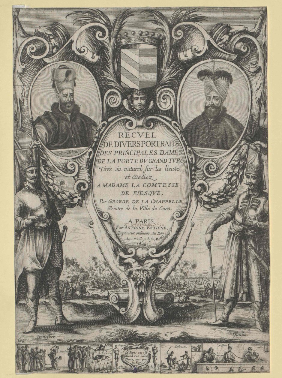 Sultão da Turquia Murat IV (gravura) de Unknown artist