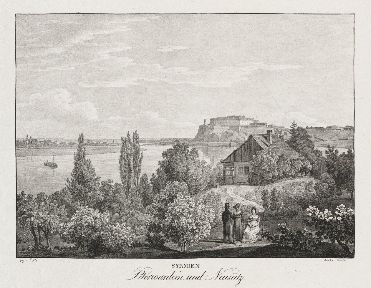 Syrmia, Peterwardein e Neusatz de Unknown artist