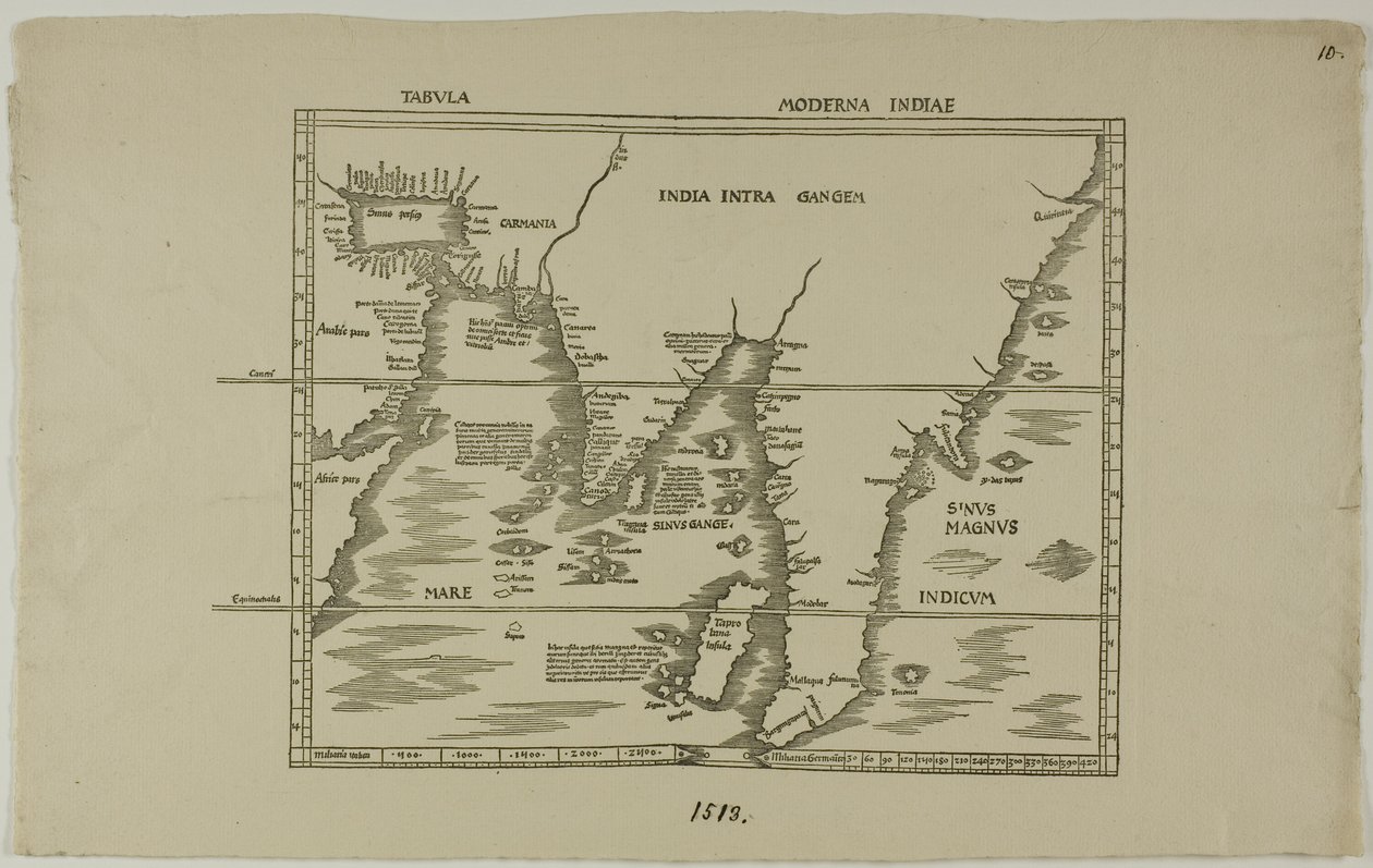 Tabula Moderna Indiae de Unknown artist