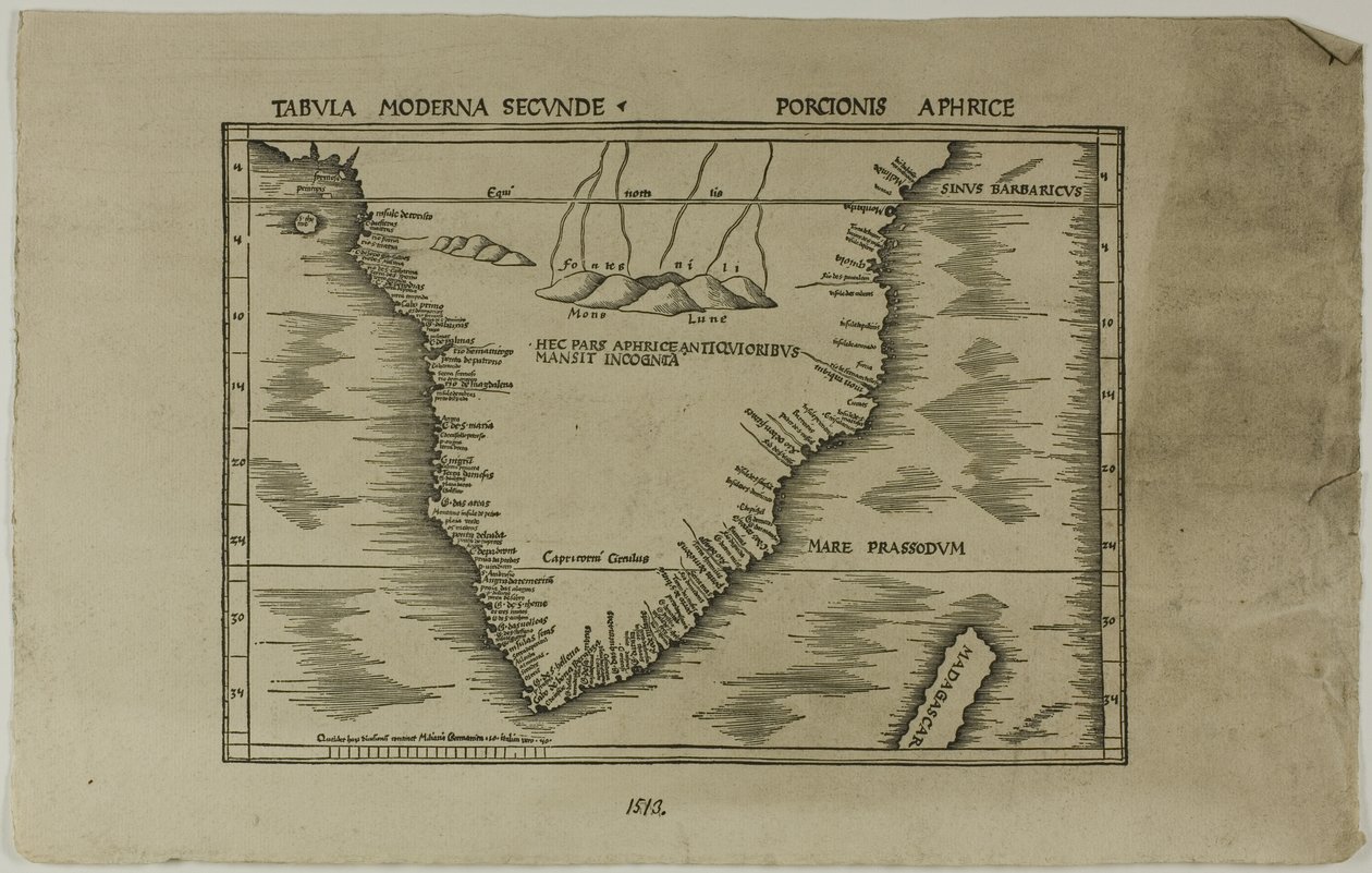 Tabula Moderna Secunde Porcionis Aphrice de Unknown artist