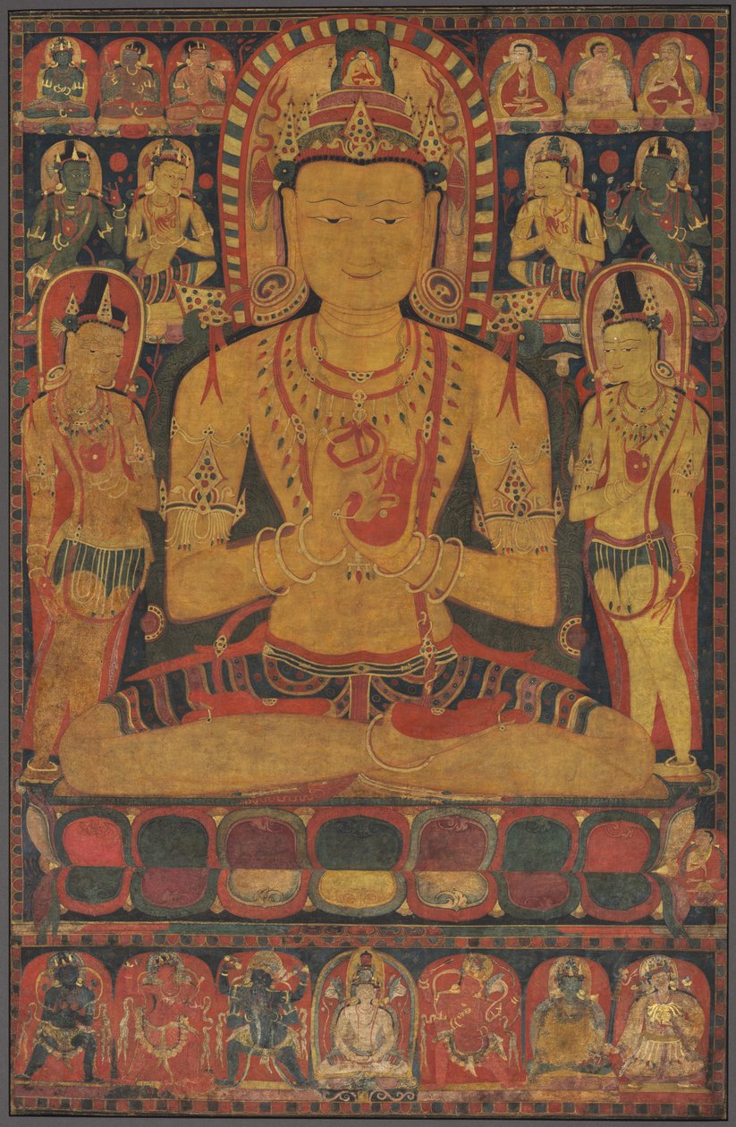 Buda Tântrico Vairochana como Vajrasattva de Unknown artist