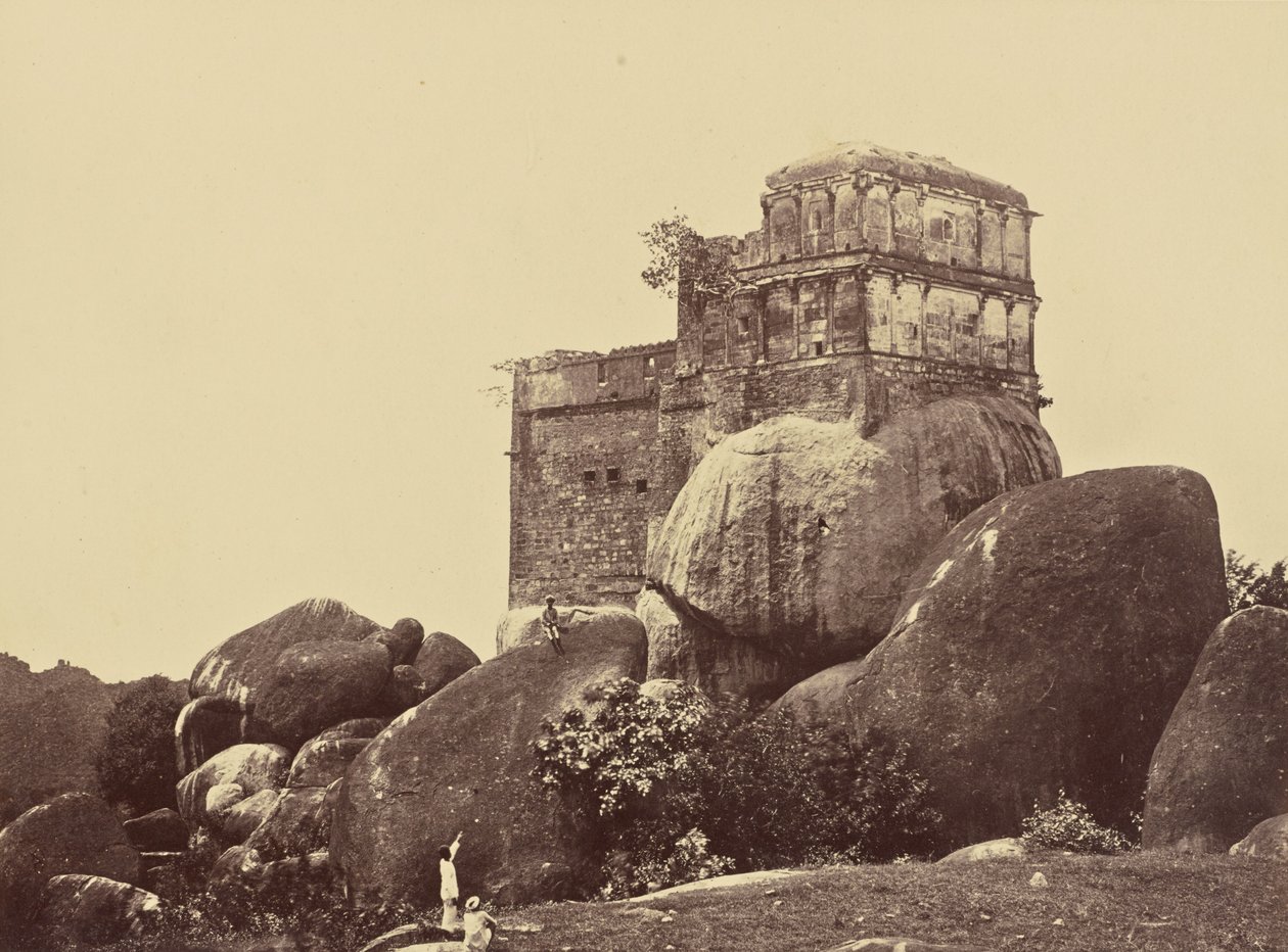 Templo em Mutti Mahal. Jubblepore de Unknown artist
