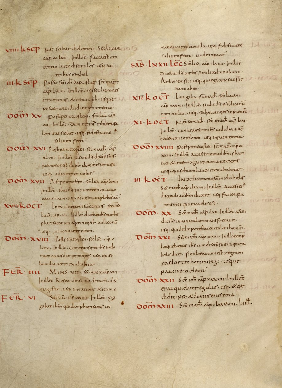 Página de texto de Unknown artist