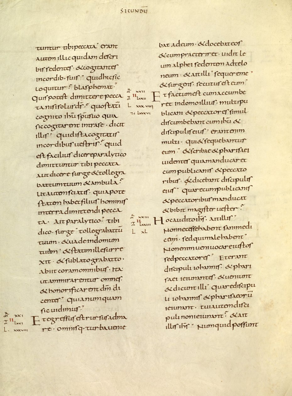 Página de texto de Unknown artist