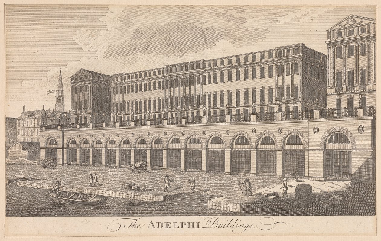 Os Edifícios Adelphi de Unknown artist