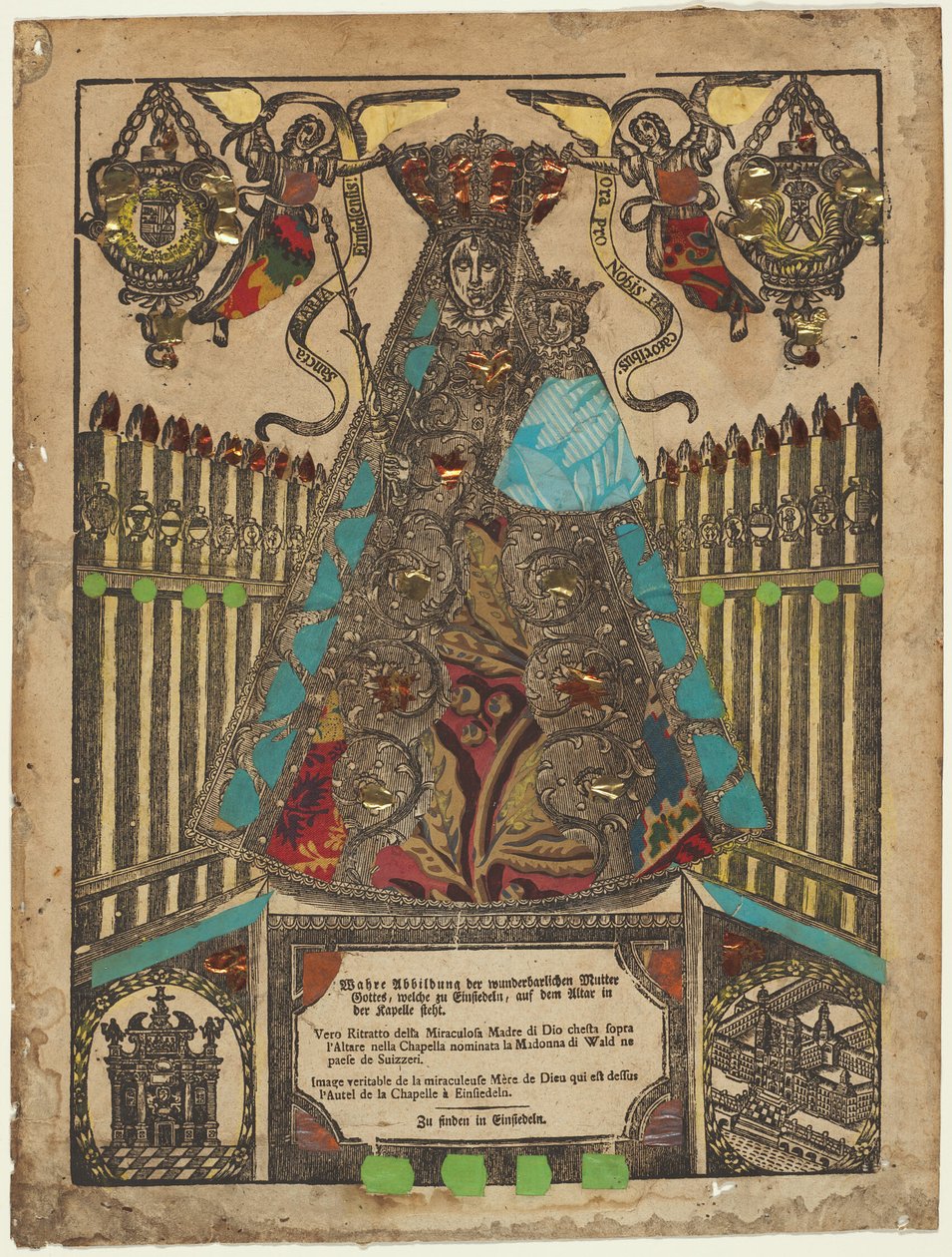 A Adoração da Madona de Einsiedeln de Unknown artist