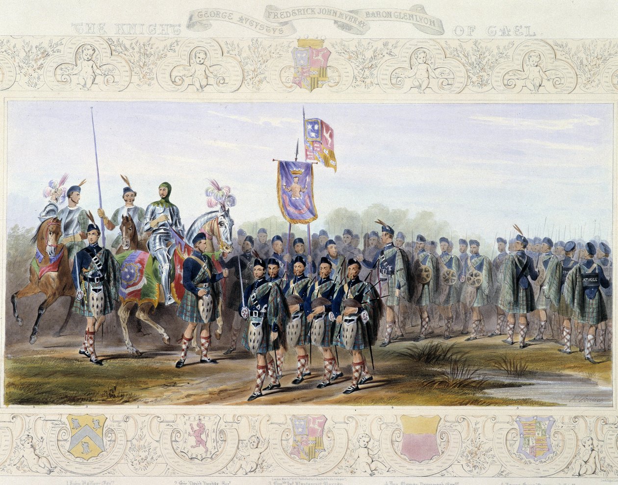 The Armee of Wales - em "Knight of England", de J. Whatman, Ed. T. M