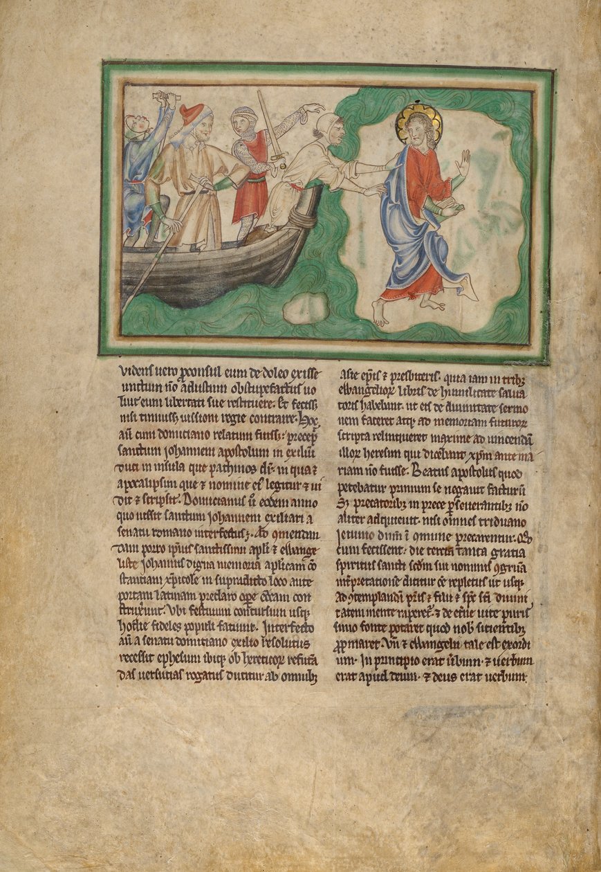 A chegada de São João a Patmos de Unknown artist