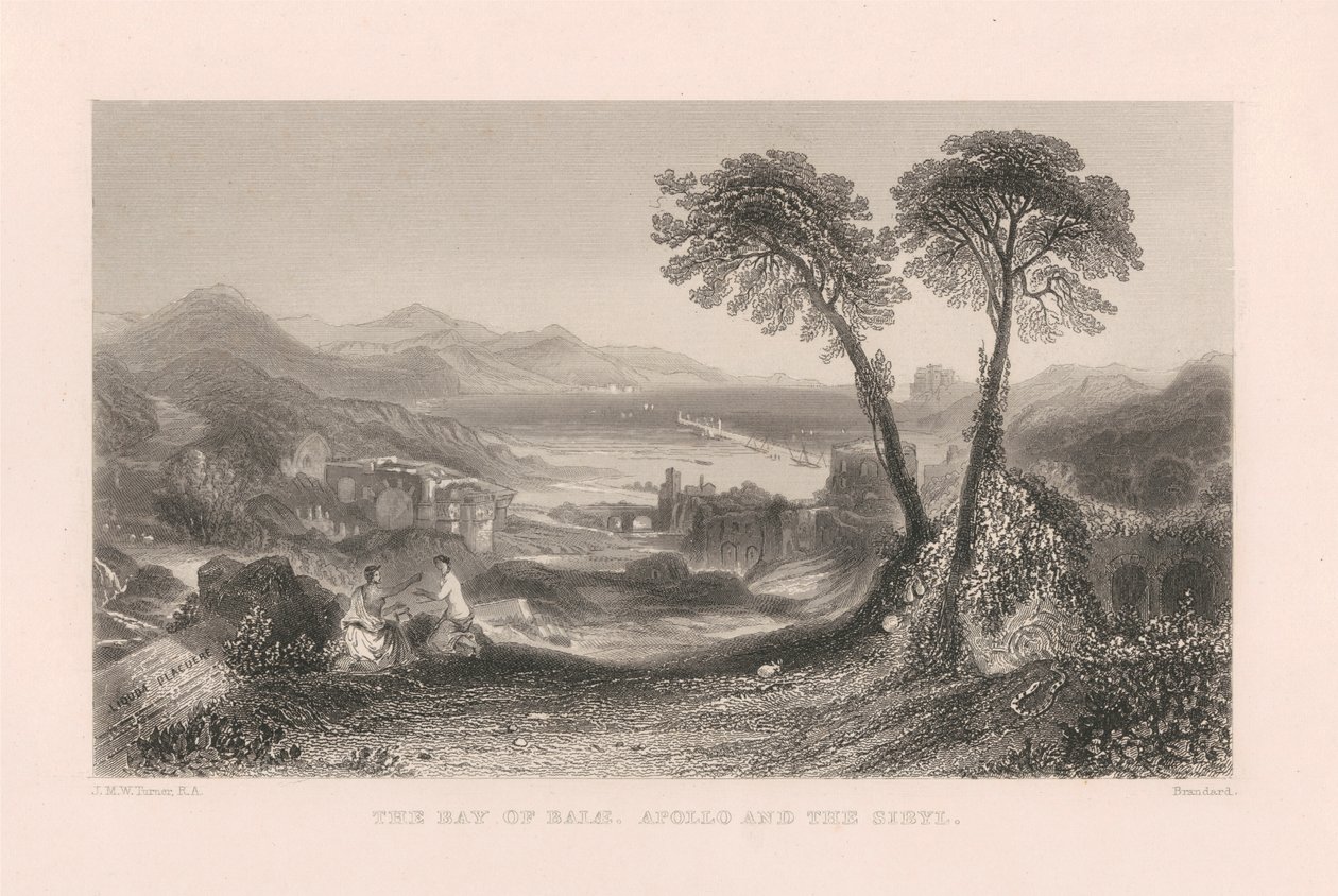 A Baía de Baiæ - Apollo e a Sibila de Unknown artist
