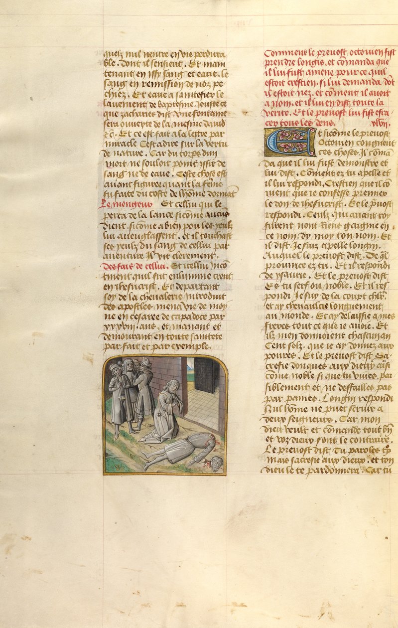 A decapitação de Longinus de Unknown artist