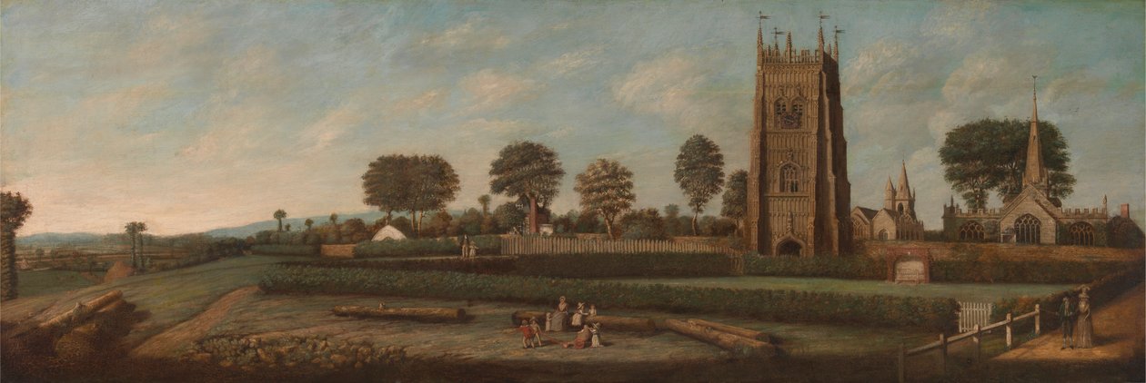 A Torre do Sino de Evesham de Unknown artist