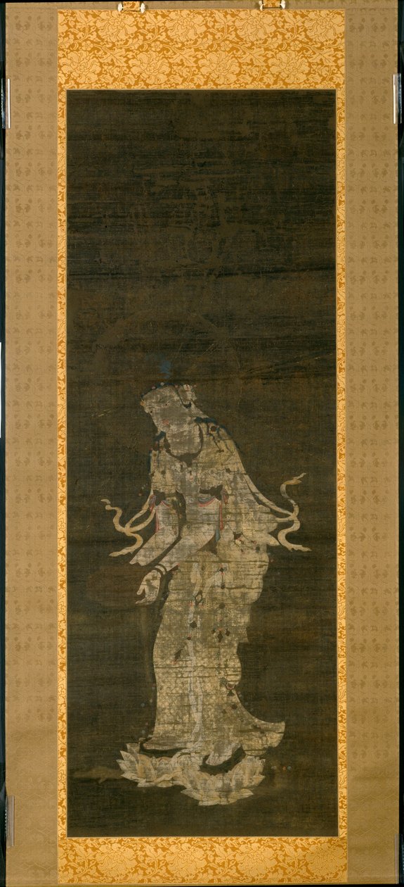 O Bodhisattva Kannon, do tríptico Abordagem da Trindade Amida de Unknown artist