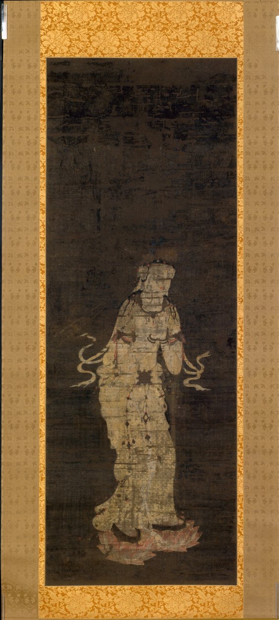 O Bodhisattva Seishi, do tríptico Abordagem da Trindade Amida de Unknown artist