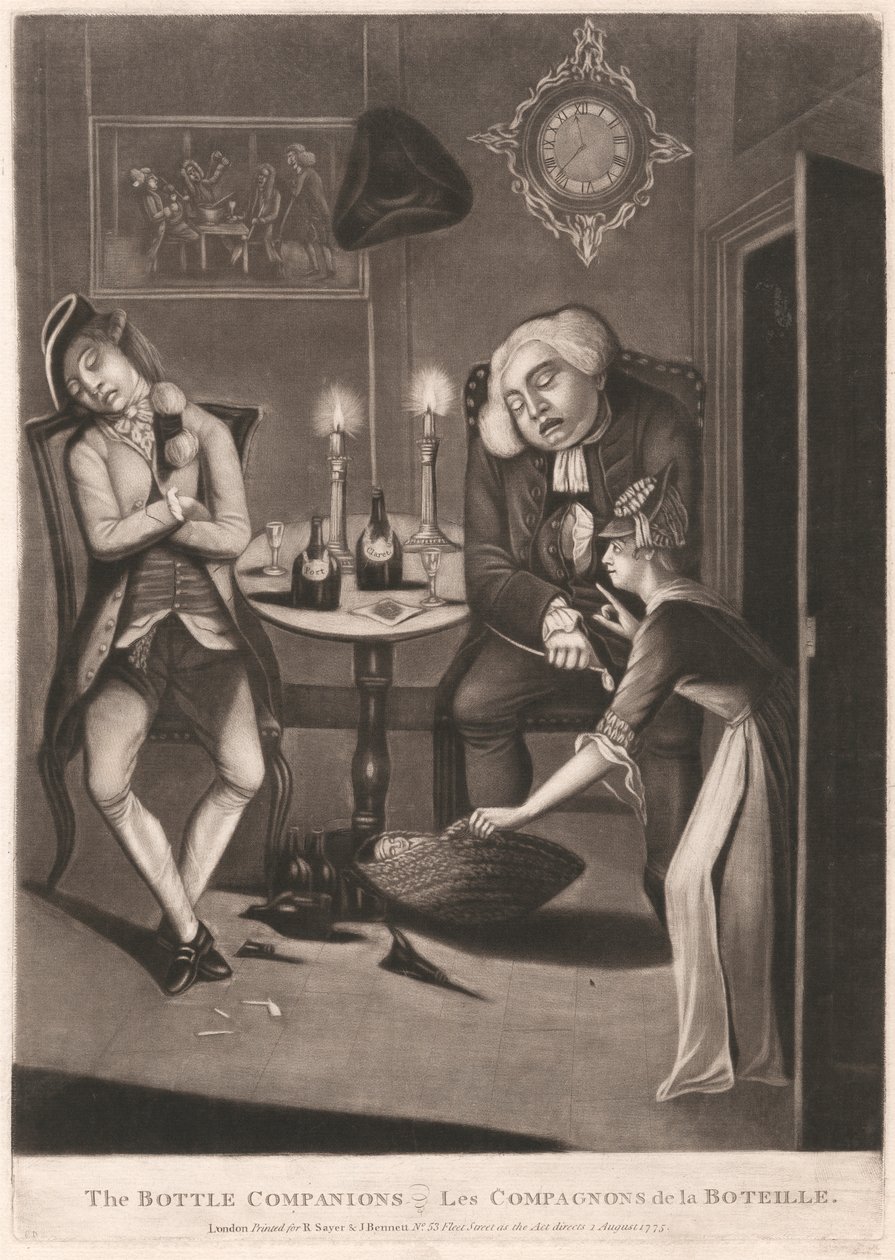 Os companheiros de garrafa de Unknown artist
