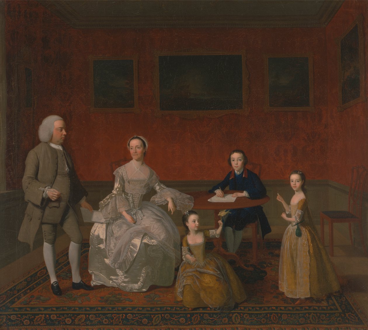A Família Buckley-Boar de Unknown artist