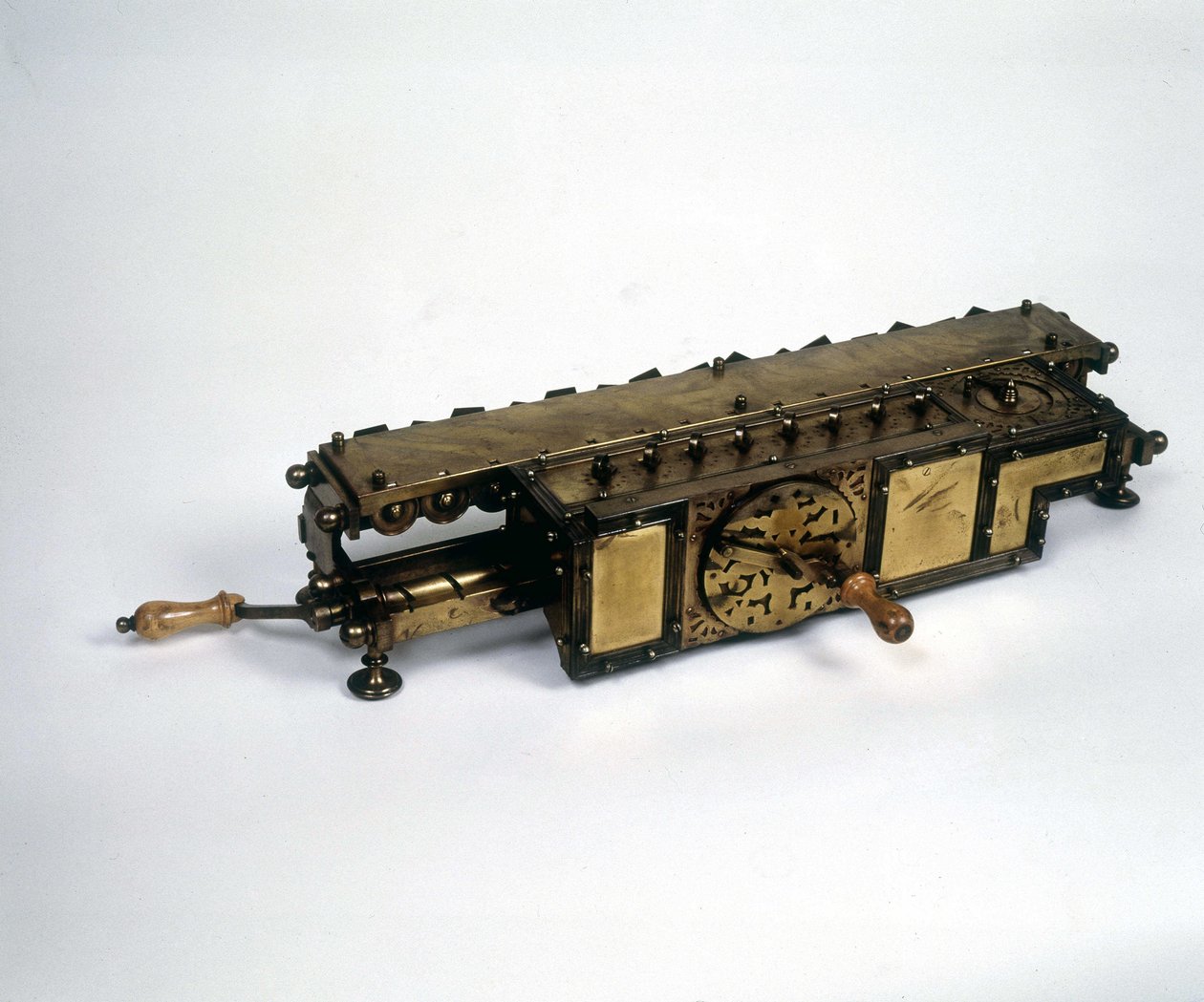 A Calculadora de Gottfried Wilhelm von Leibniz (1646-1716) de Unknown artist