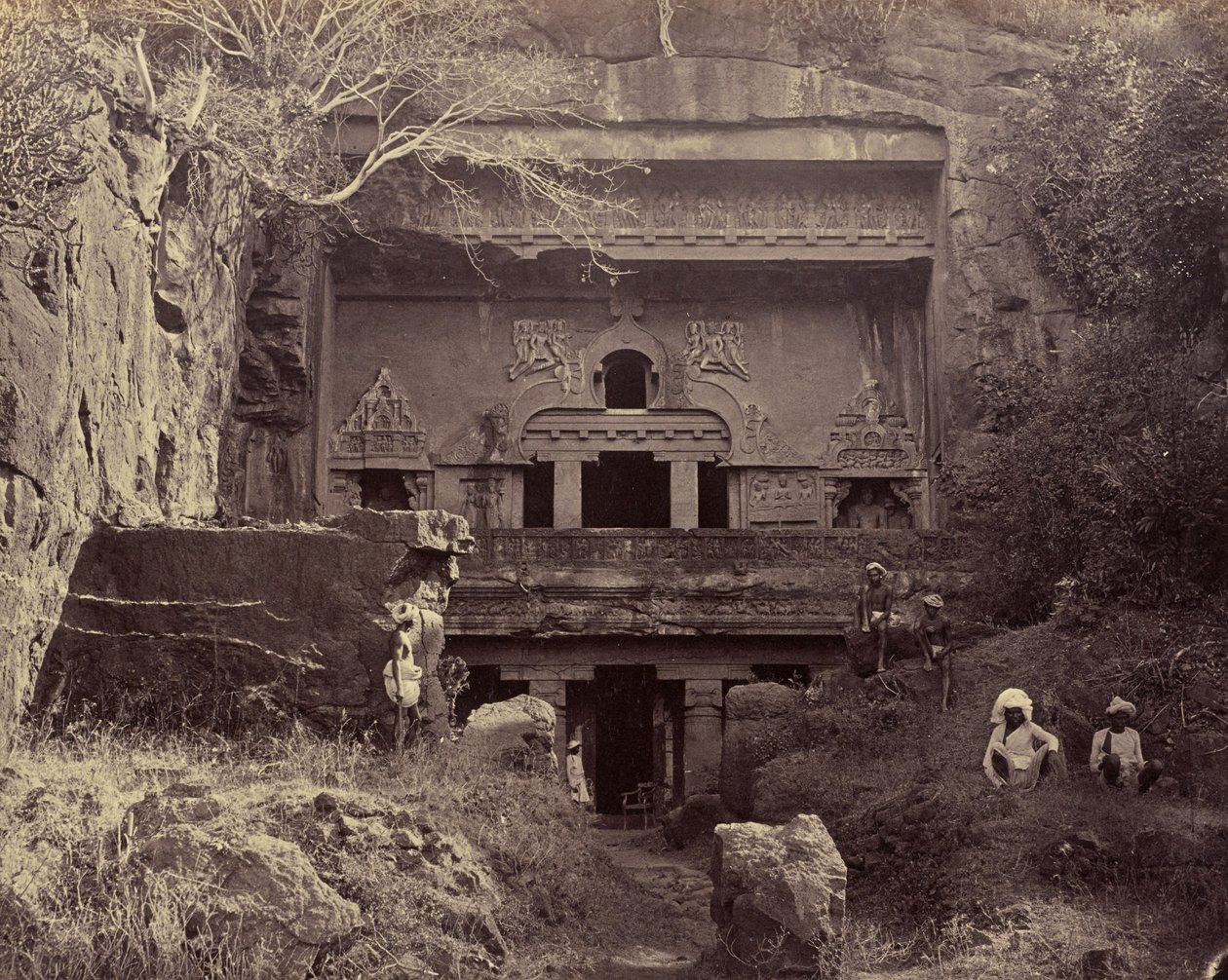 A Gruta dos Carpinteiros [sic]. Ellora de Unknown artist