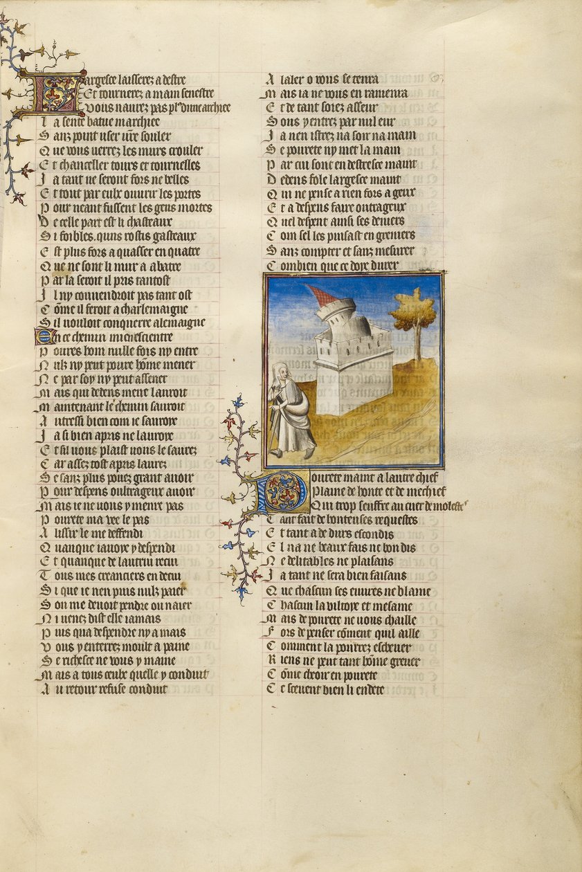 O castelo da generosidade desmorona-se no caminho perante a personificação da pobreza de Unknown artist