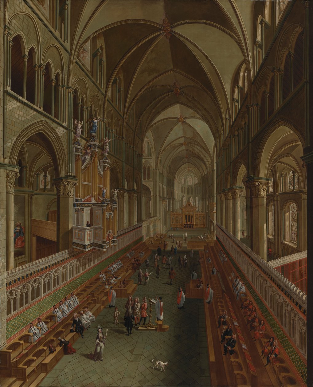 O Coro, Catedral de Canterbury de Unknown artist