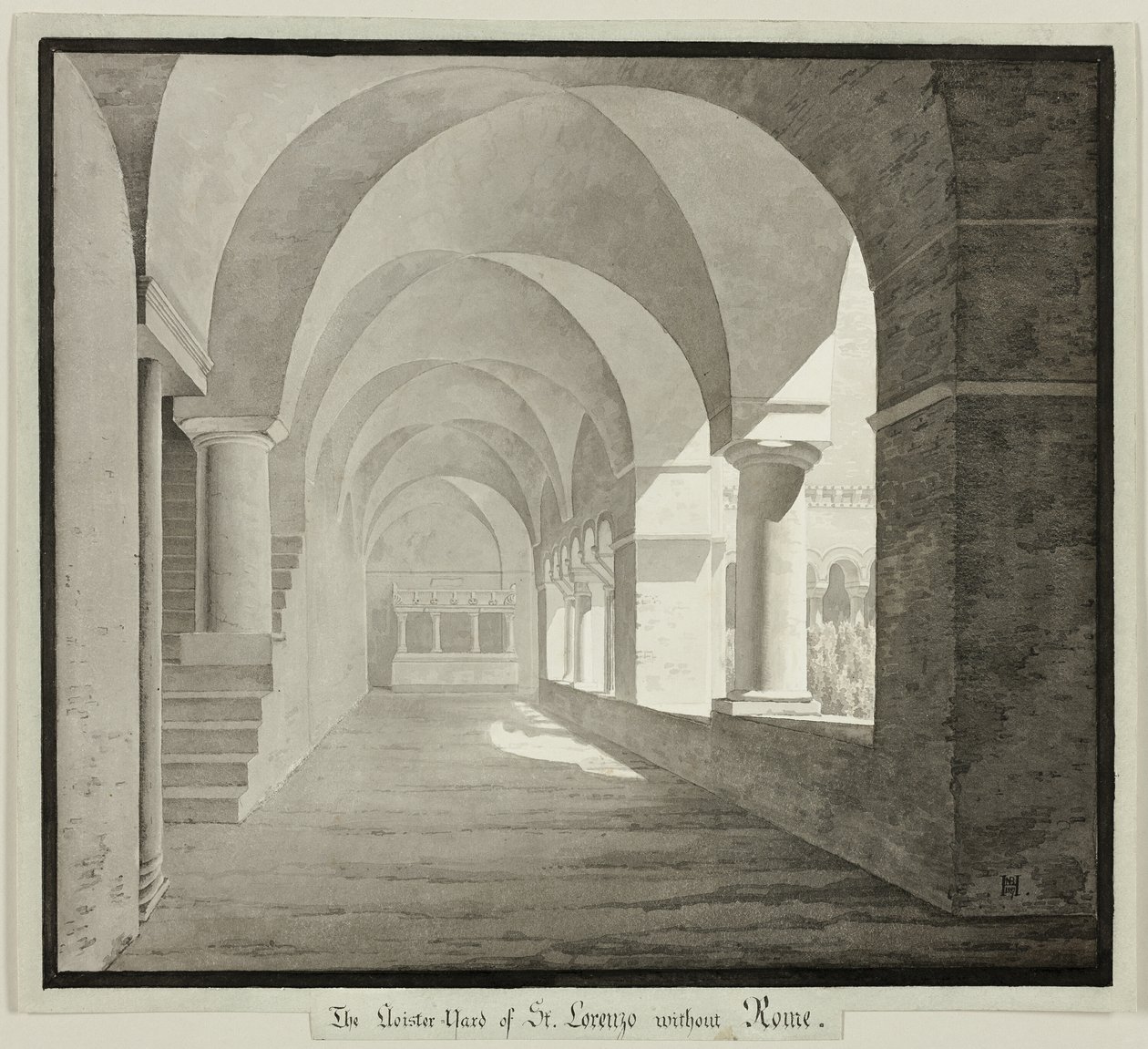 Claustro de San Lorenzo Fuori le Mura, Roma de Unknown artist